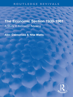 cover image of The Economic Section, 1939-1961